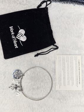 Beautiful Inspiration Medical Assistant (MA) Bangle Bracelet